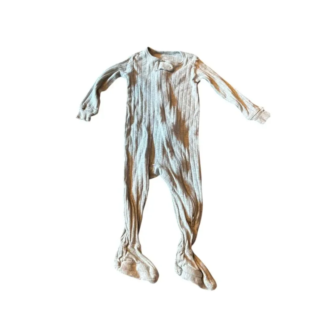 Member's Mark Gray Ribbed One Piece Sleep & Play Size 9M
